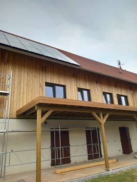 Création d&#8217;une terrasse sur pilotis à Ebersheim Saint-Dié-des-Vosges