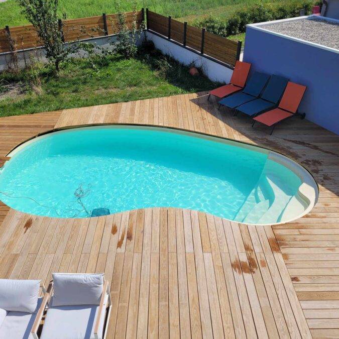 Habillage d&#8217;une terrasse bois à Ohnenheim Rixheim 1