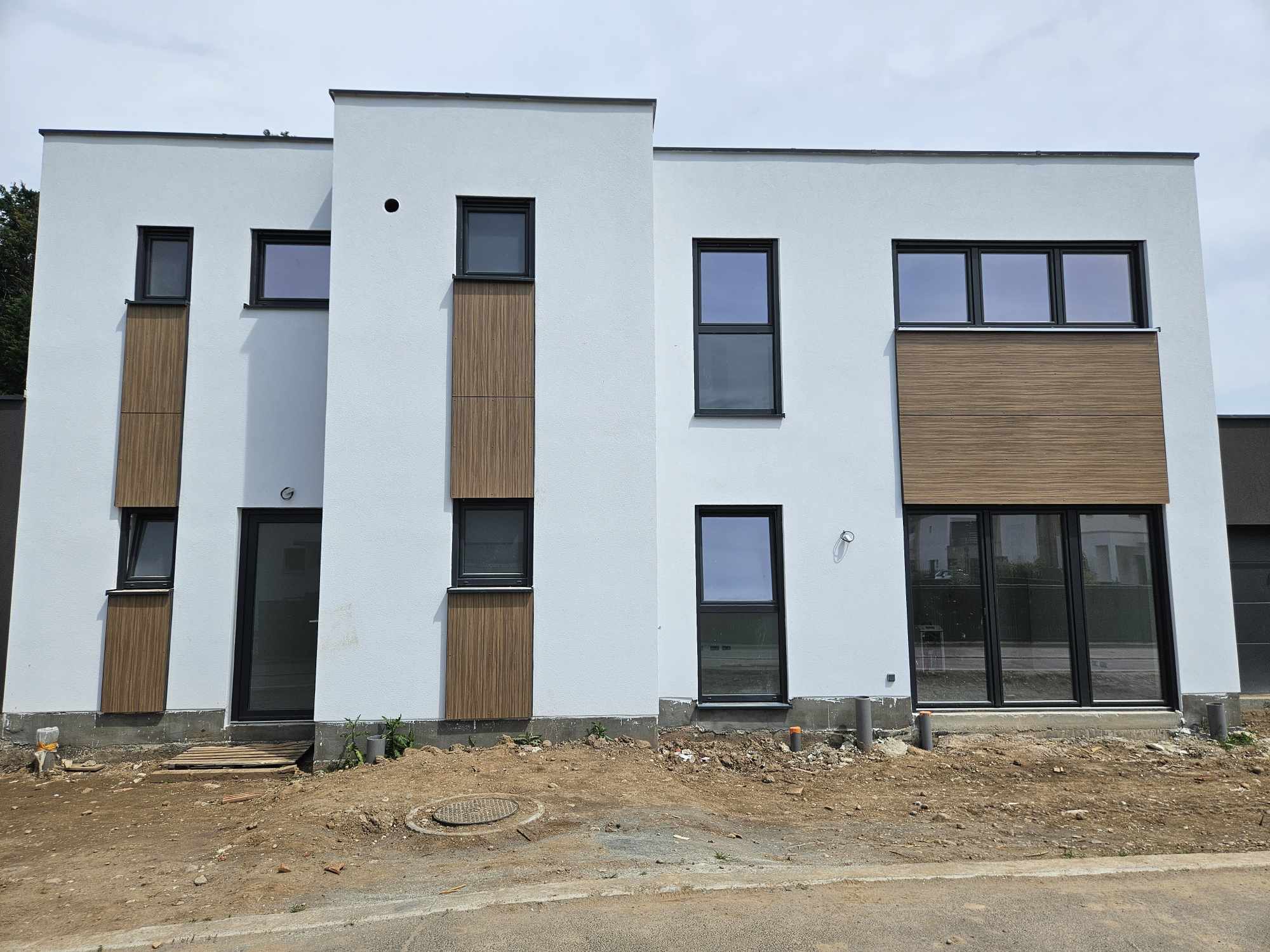 Habillage de maison en bardage Trespa à Ostheim Schiltigheim