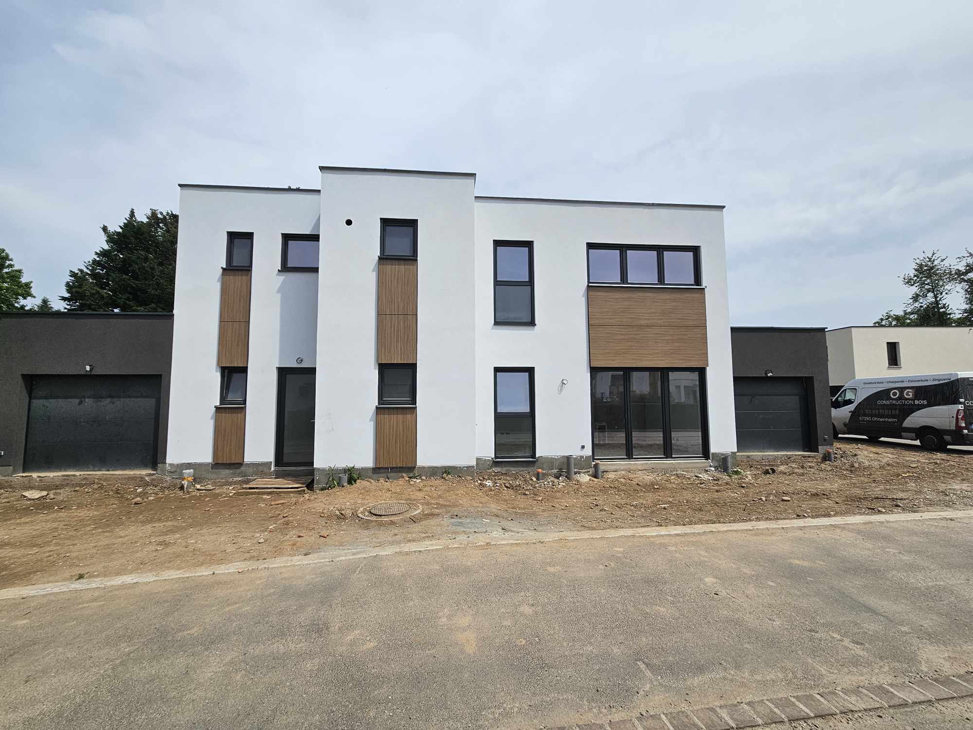 Habillage avec bardage Trespa METEON à Ostheim Illkirch-Graffenstaden