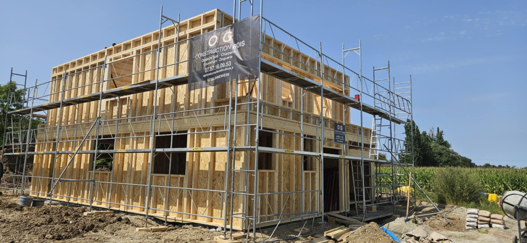 Maison ossature bois : pourquoi est-ce un choix d&#8217;avenir ? Kingersheim