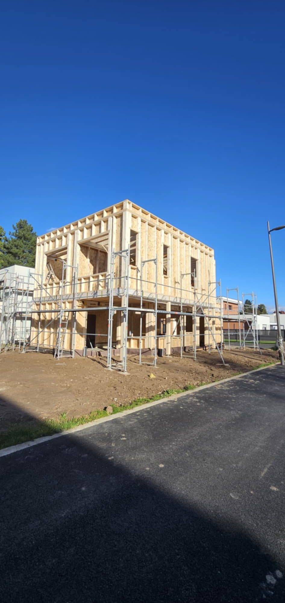 R&eacute;alisation d’une maison en ossature bois &agrave; Ostheim Strasbourg